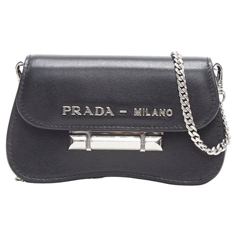 prada raso clutch|Prada Black Silk Satin Raso Pietre Evening Clutch, Spring 2011.